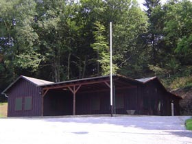 Außenansicht der Schützenhütte