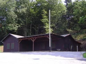Außenansicht der Schützenhütte