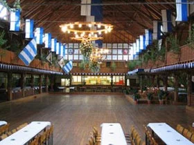 Innenansicht der Schützenhalle