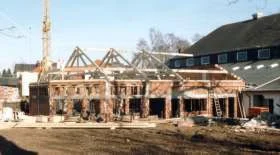 Bau des Hubertussaals